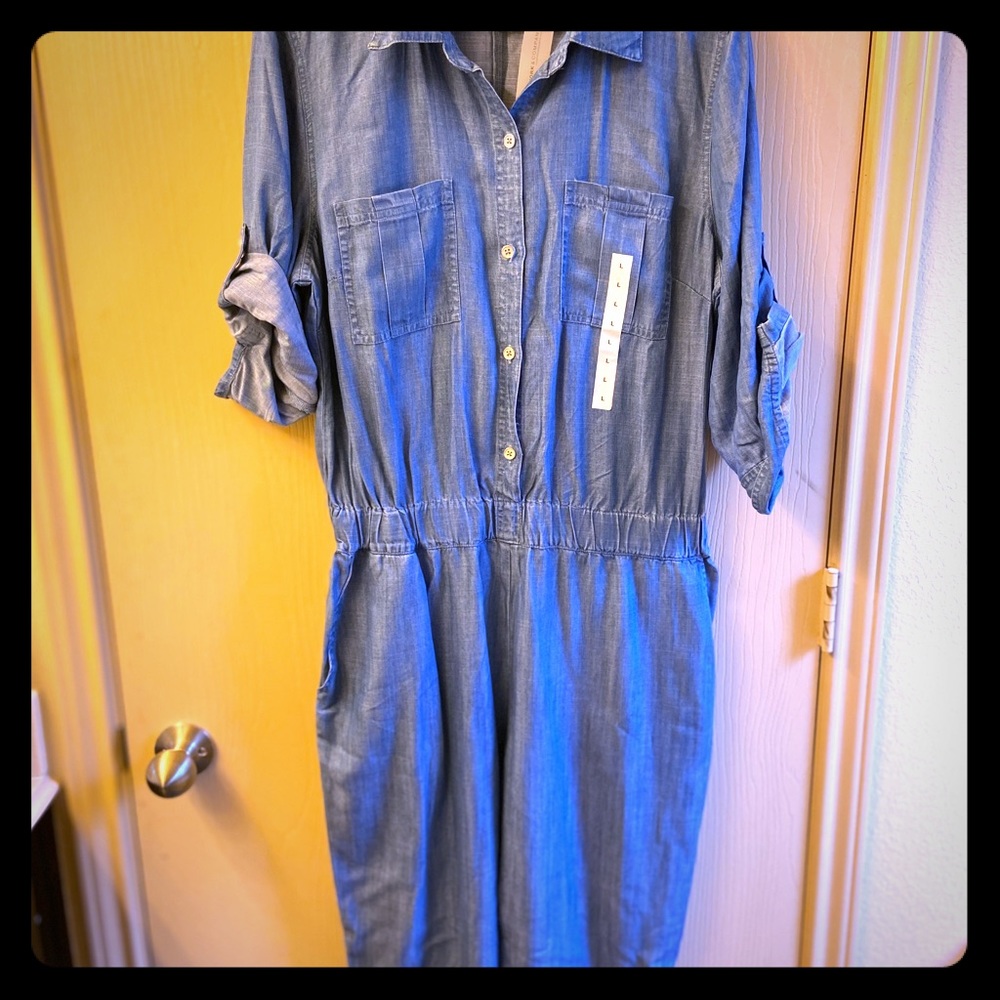 NY&CO Women’s Denim Jumpsuit